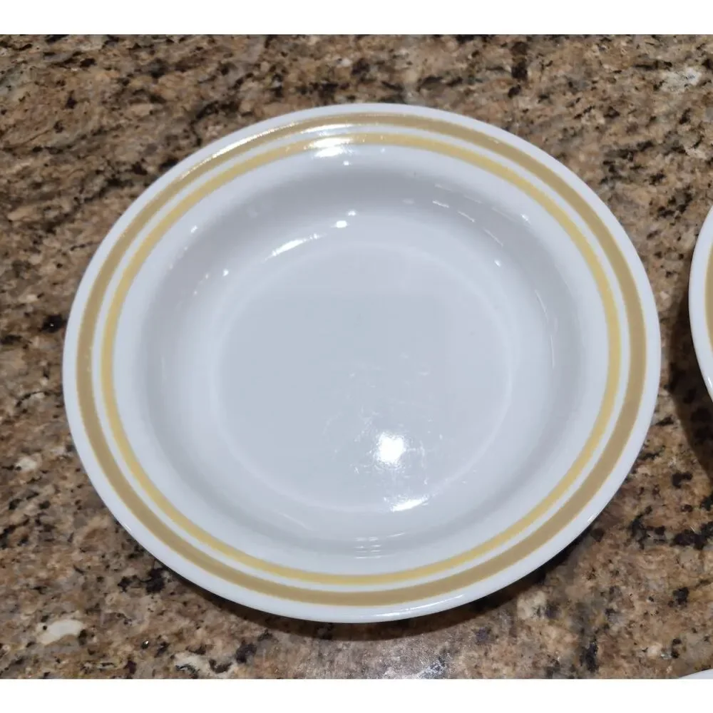Corelle Citrus Dinnerware (2 Rimmed Bowls & 1 Luncheon Plate) Yellow